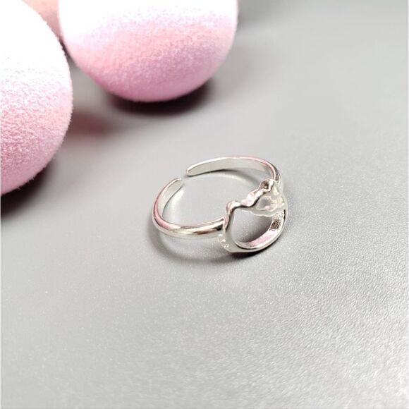 Brand New S925 Silver Hello Kitty Ring #1 - Picture 4 of 5